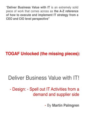 cover image of TOGAF Unlocked (The Missing Pieces)